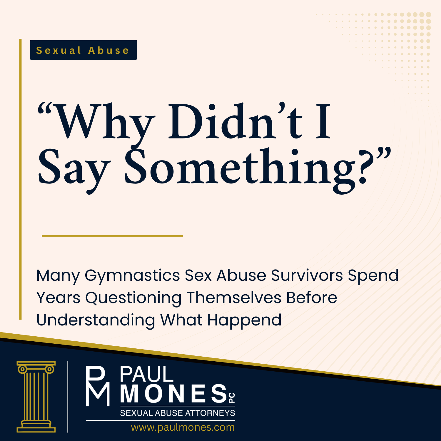 Why Athletes Delay Reporting Abuse