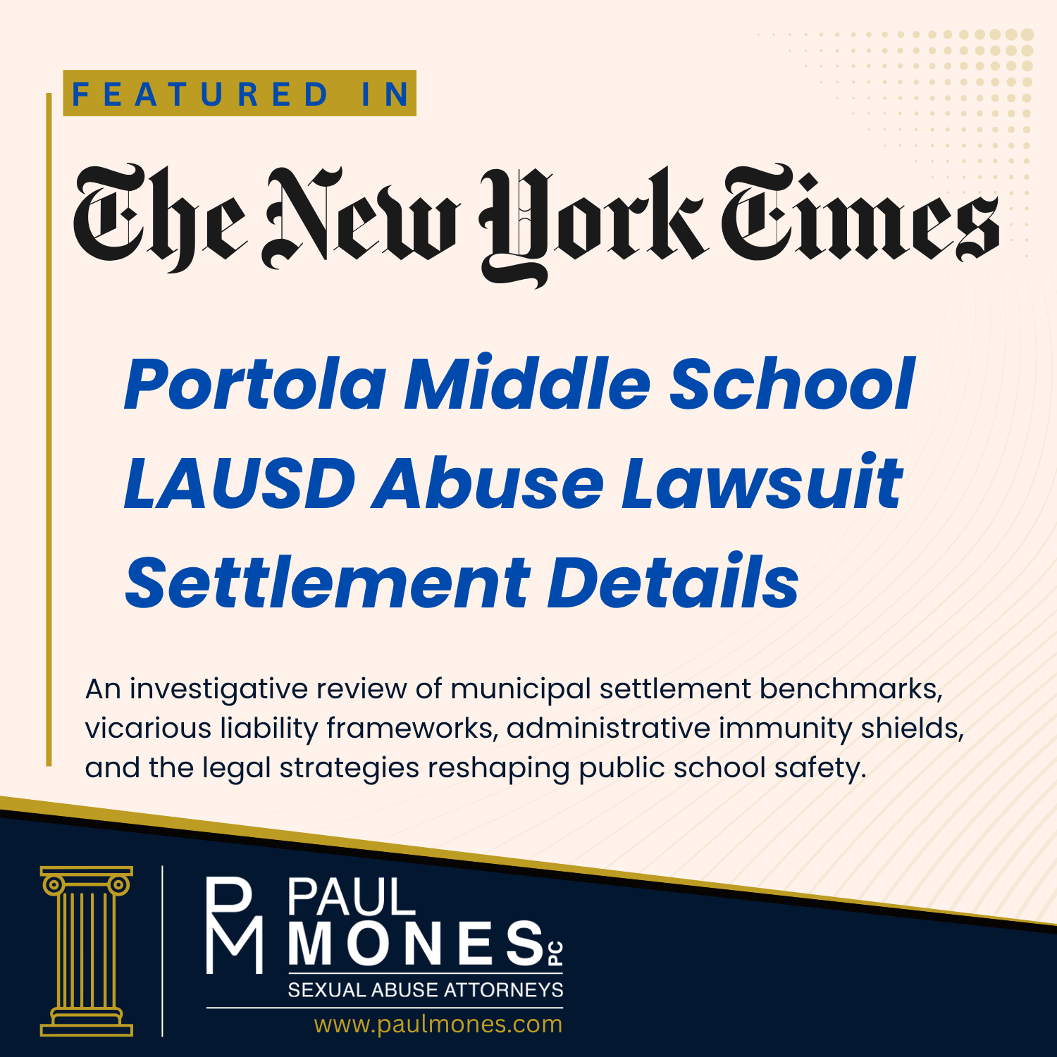 public school district misconduct liability