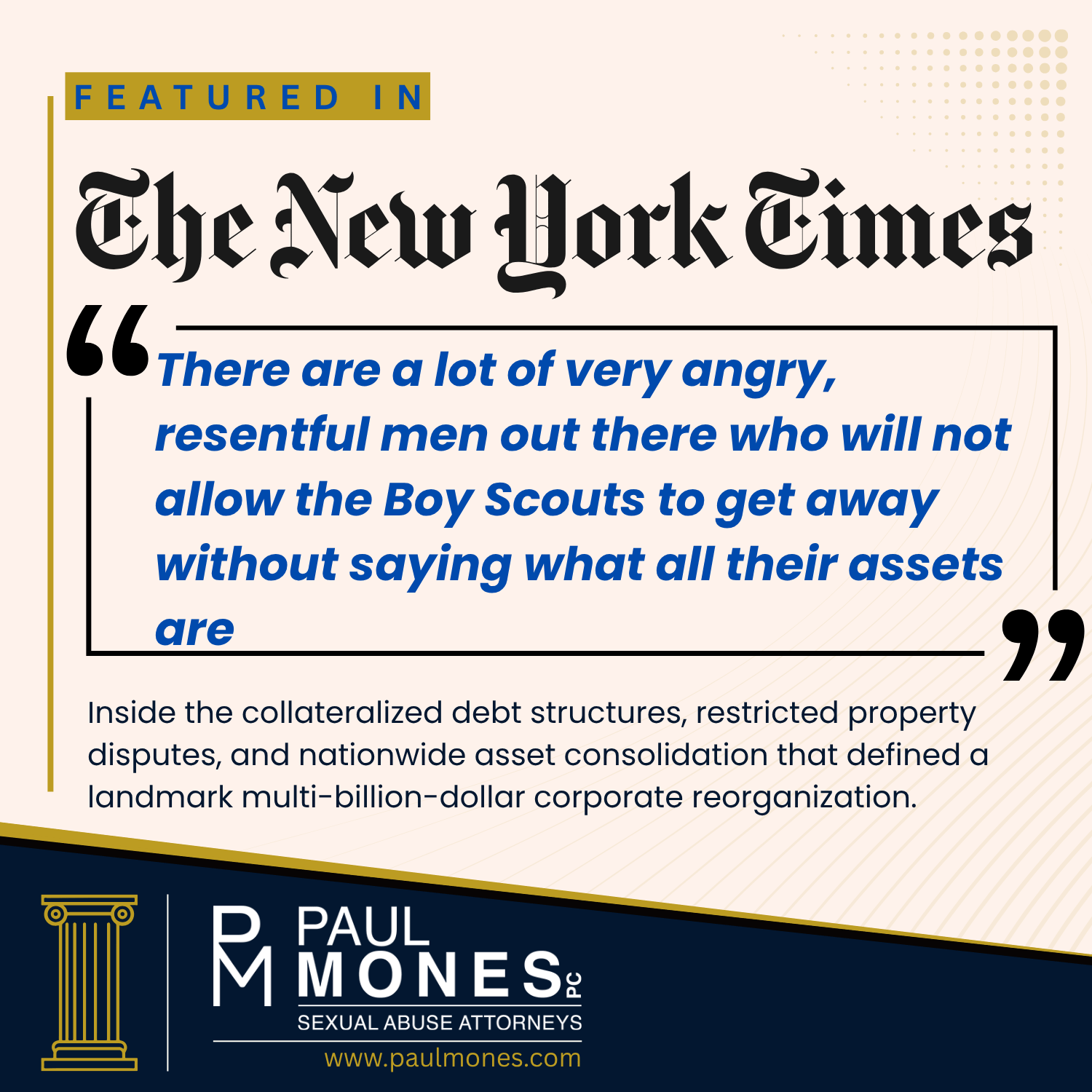 Boy Scouts Chapter 11 asset values