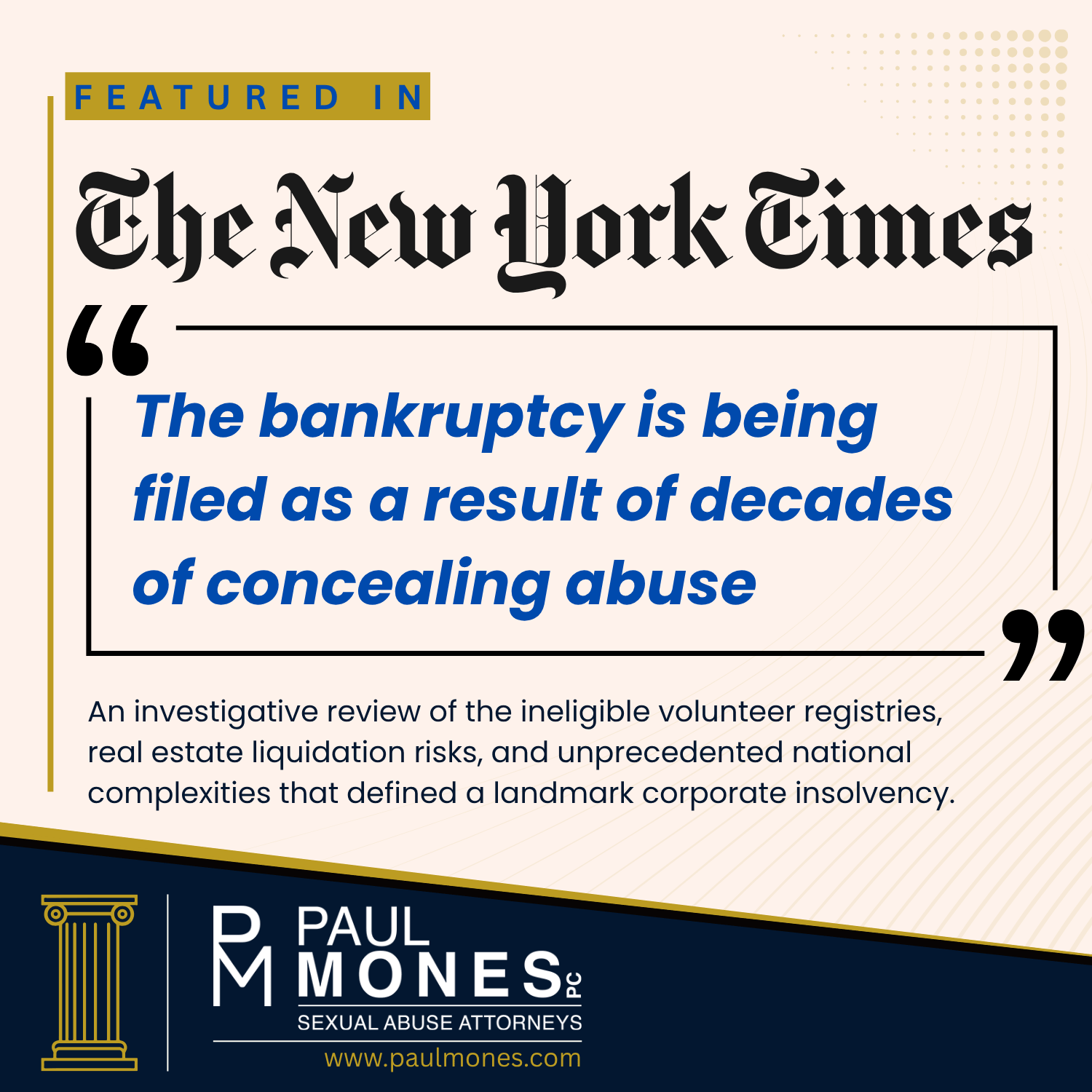 BSA Chapter 11 bankruptcy restructuring