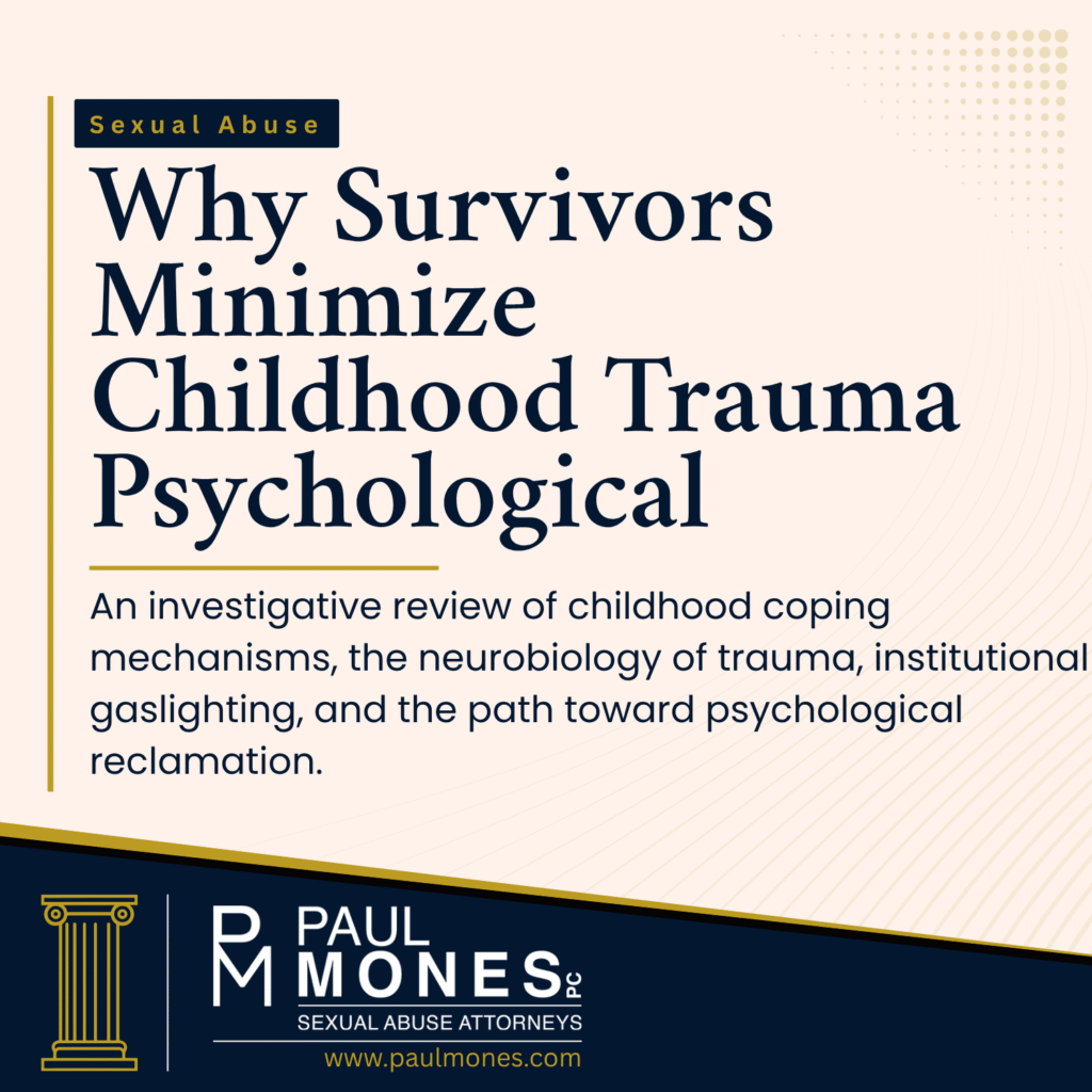 minimizing childhood sexual abuse