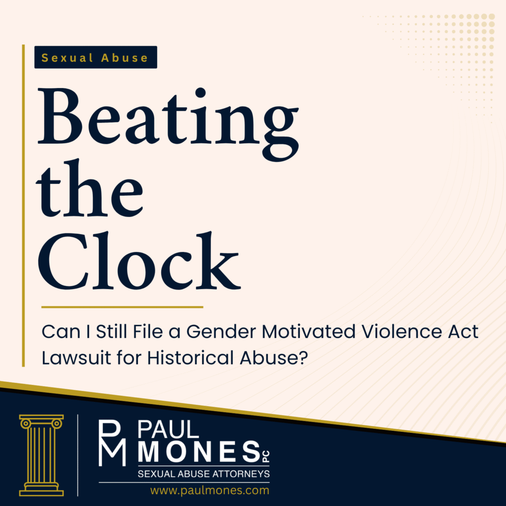 file a gender motivated violence act lawsuit