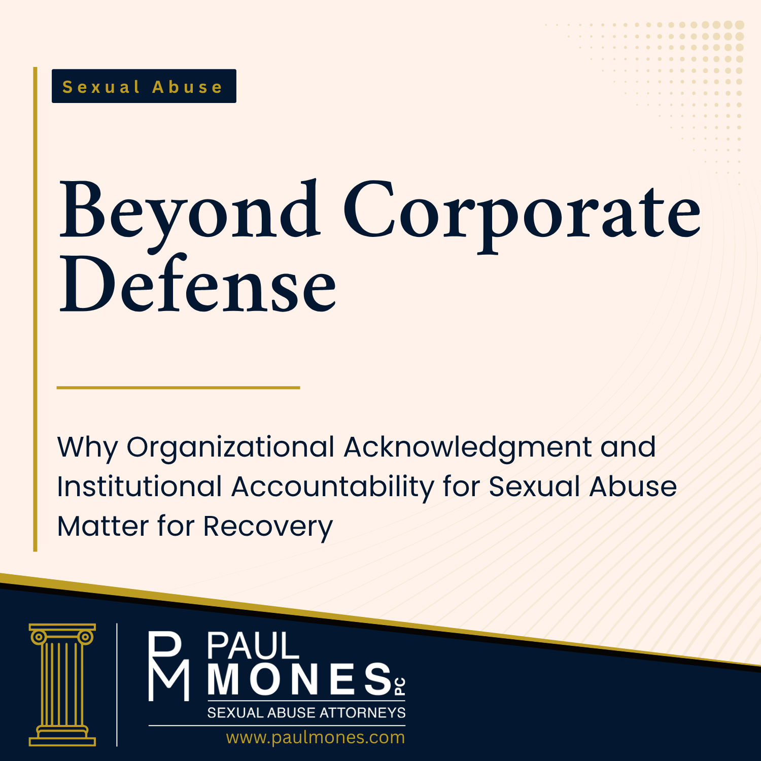institutional accountability for sexual abuse