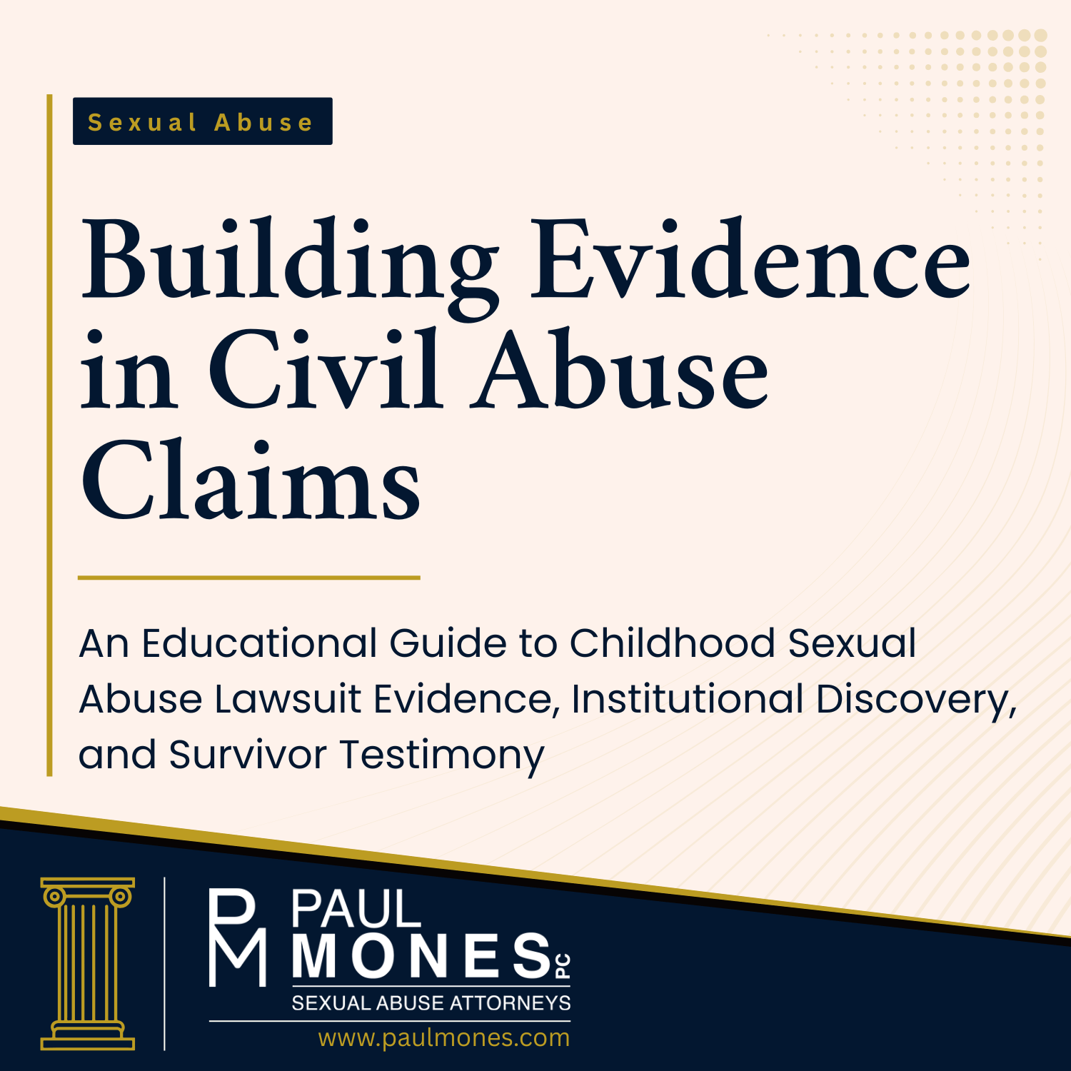 childhood sexual abuse lawsuit evidence