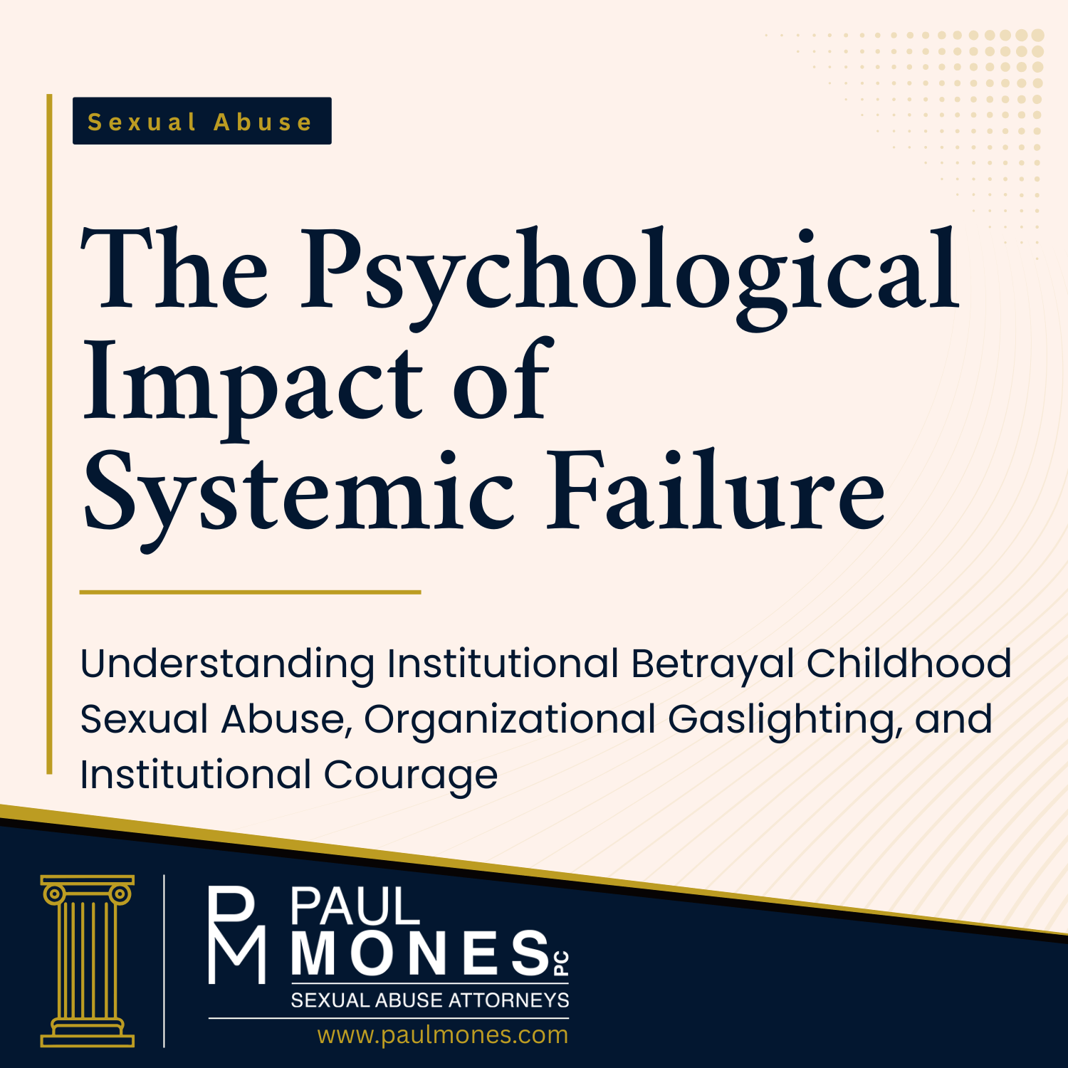 institutional betrayal childhood sexual abuse
