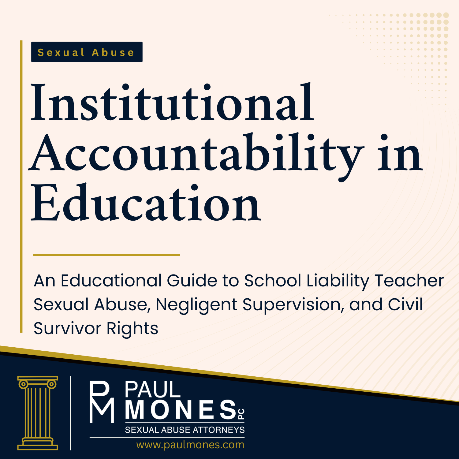 school liability teacher sexual abuse